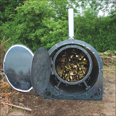 Mobile biochar units UK